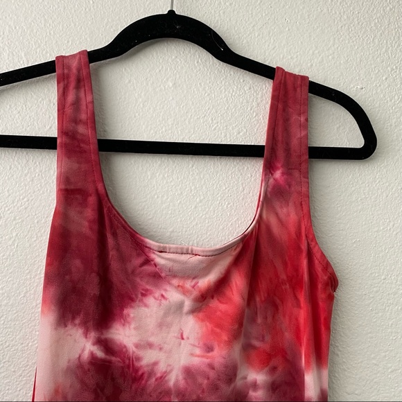 011. NWT SUPER Soft Bebe Tie-dye Maxi Tank Top Dress - Picture 9 of 10